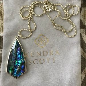 NEW ABALONE KENDRA SCOTT NECKLACE